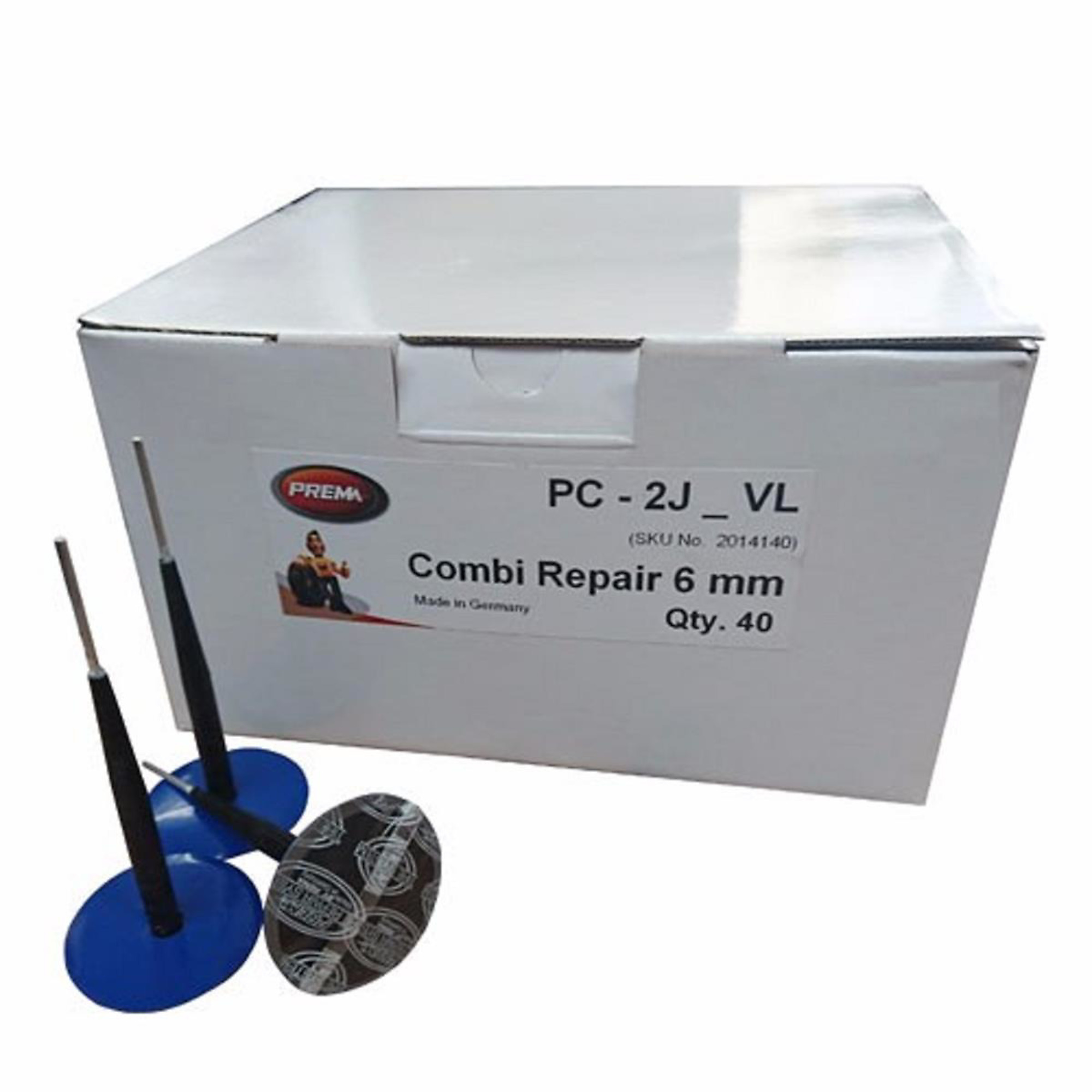 Prema Patch Plug Combi 2 Jumbo Repair Unit — 40 Count, Model# PRMPC-2J
